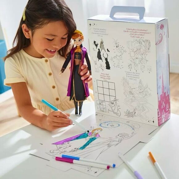 NEW Anna Story Doll Friends Play Set Frozen 1 & 2 NIB Disney Store SHIPS TODAY! - Picture 5 of 11